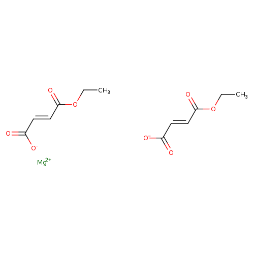 CCOC(=O)/C=C/C(=O)[O-].CCOC(=O)/C=C/C(=O)[O-].[Mg+2]