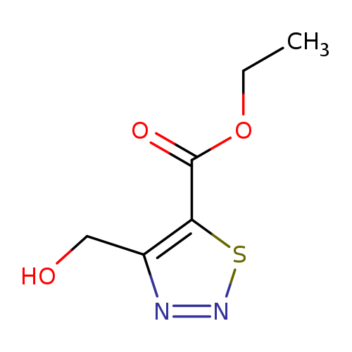CCOC(=O)c1snnc1CO