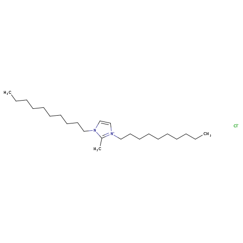CCCCCCCCCCn1cc[n+](c1C)CCCCCCCCCC.[Cl-]