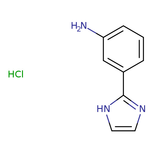 Nc1cccc(c1)c1ncc[nH]1.Cl