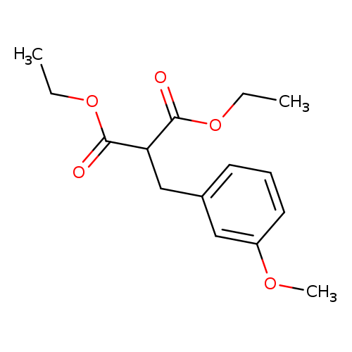 CCOC(=O)C(C(=O)OCC)Cc1cccc(c1)OC