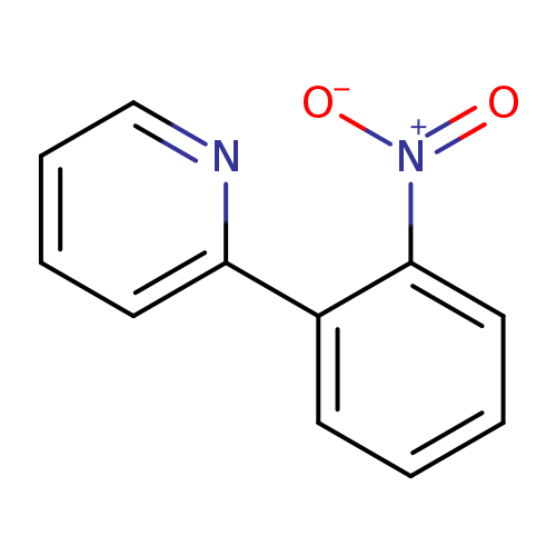 [O-][N+](=O)c1ccccc1c1ccccn1