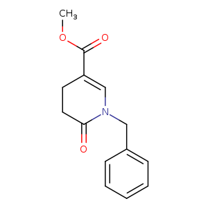 COC(=O)C1=CN(C(=O)CC1)Cc1ccccc1