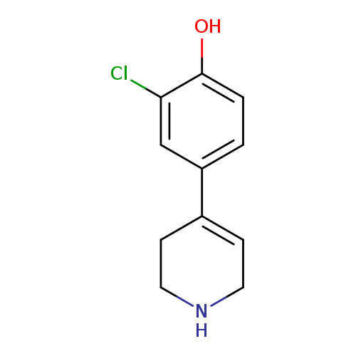 Oc1ccc(cc1Cl)C1=CCNCC1
