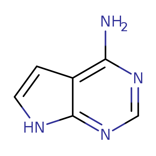 Nc1ncnc2c1cc[nH]2