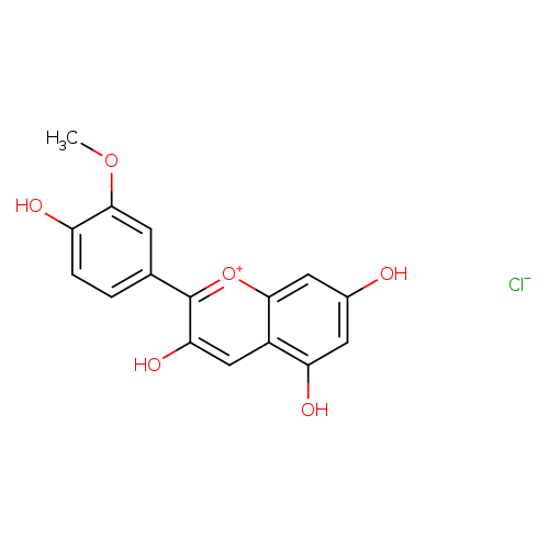 COc1cc(ccc1O)c1[o+]c2cc(O)cc(c2cc1O)O.[Cl-]