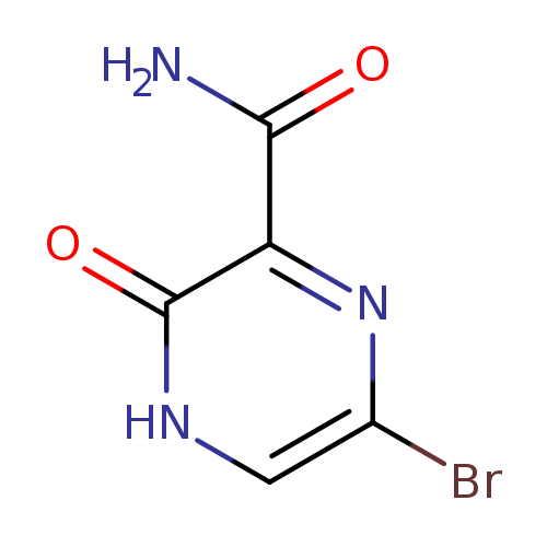 Brc1c[nH]c(=O)c(n1)C(=O)N