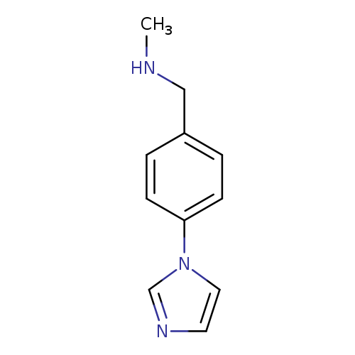 CNCc1ccc(cc1)n1ccnc1