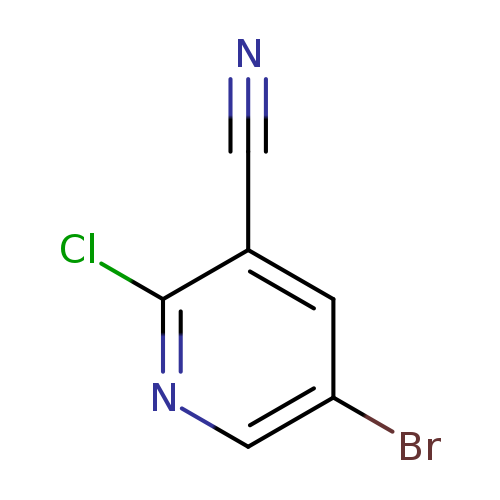 N#Cc1cc(Br)cnc1Cl