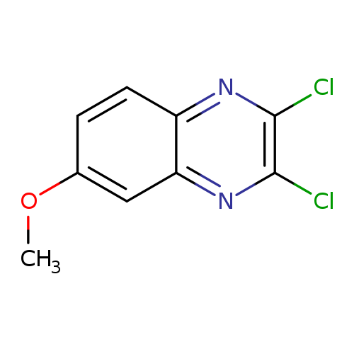 COc1ccc2c(c1)nc(c(n2)Cl)Cl