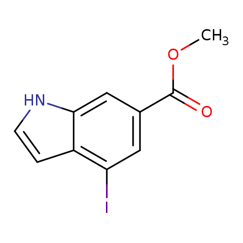 COC(=O)c1cc(I)c2c(c1)[nH]cc2