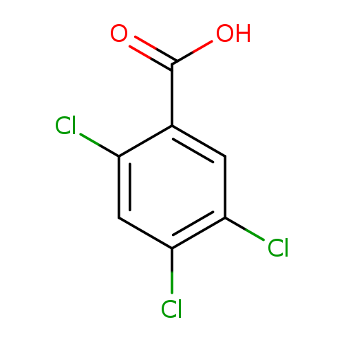 Clc1cc(C(=O)O)c(cc1Cl)Cl