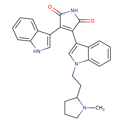 CN1CCCC1CCn1cc(c2c1cccc2)C1=C(C(=O)NC1=O)c1c[nH]c2c1cccc2