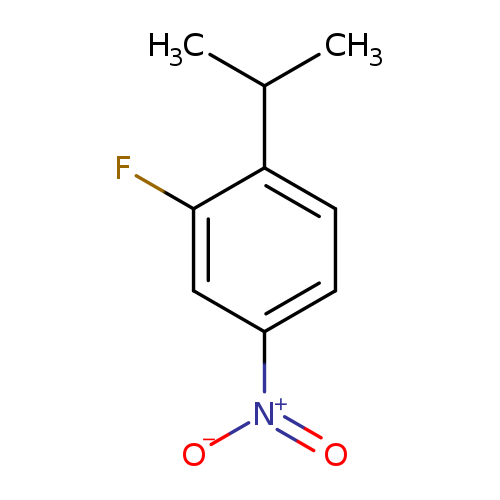 CC(c1ccc(cc1F)[N+](=O)[O-])C