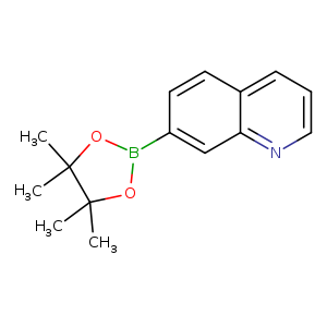 CC1(C)OB(OC1(C)C)c1ccc2c(c1)nccc2
