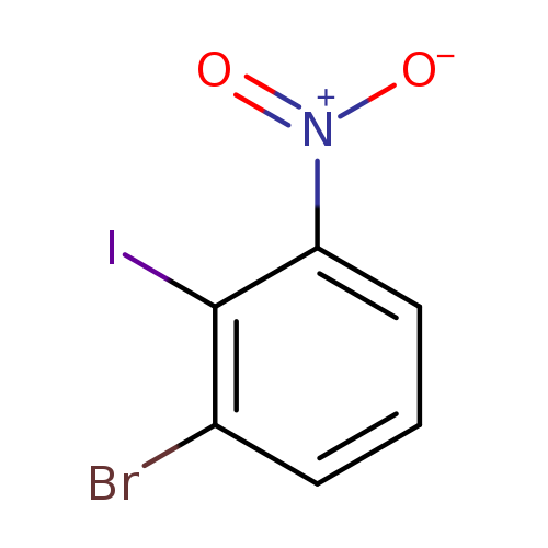 [O-][N+](=O)c1cccc(c1I)Br