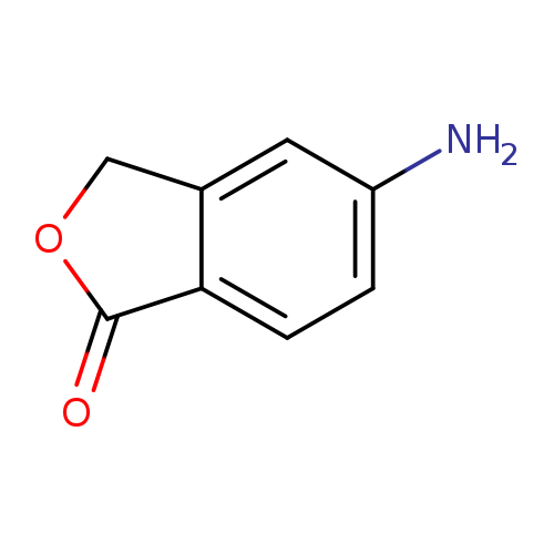 Nc1ccc2c(c1)COC2=O