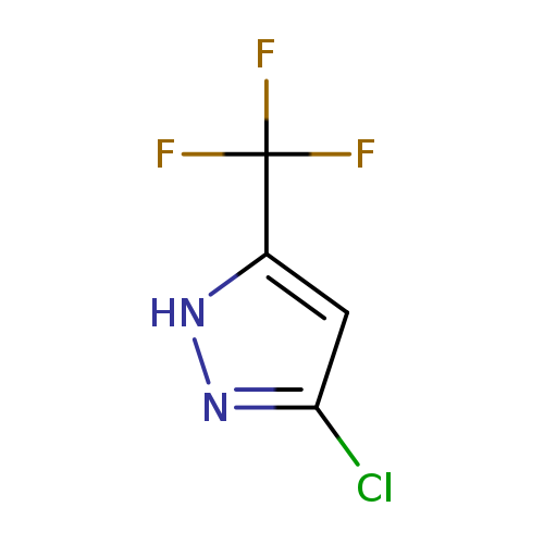 FC(c1[nH]nc(c1)Cl)(F)F