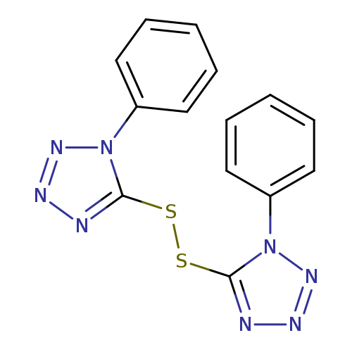 c1ccc(cc1)n1nnnc1SSc1nnnn1c1ccccc1