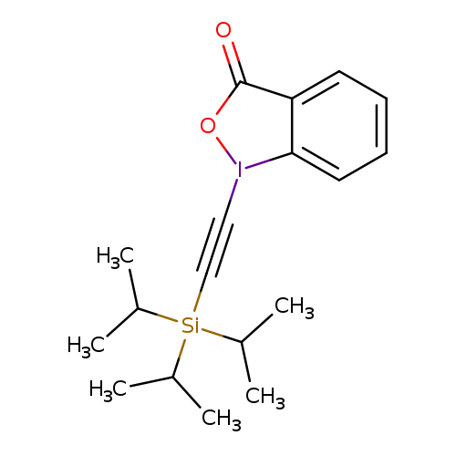 O=C1O[I](c2c1cccc2)C#C[Si](C(C)C)(C(C)C)C(C)C