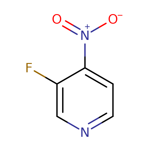[O-][N+](=O)c1ccncc1F