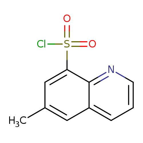 Cc1cc2cccnc2c(c1)S(=O)(=O)Cl
