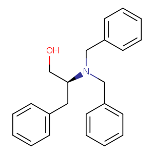 OC[C@@H](N(Cc1ccccc1)Cc1ccccc1)Cc1ccccc1