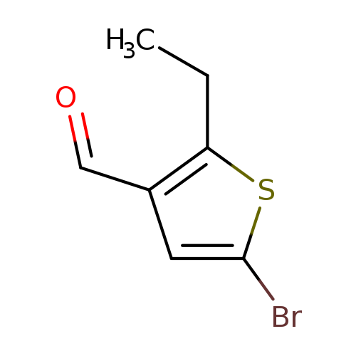 CCc1sc(cc1C=O)Br