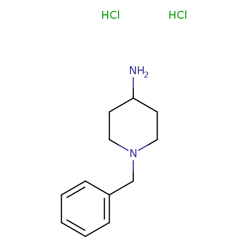 NC1CCN(CC1)Cc1ccccc1.Cl.Cl