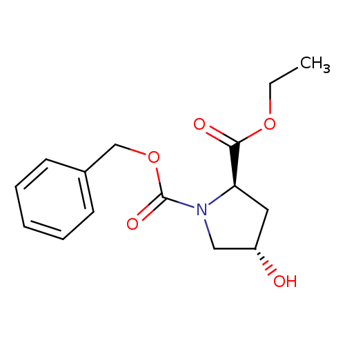 CCOC(=O)[C@H]1C[C@@H](CN1C(=O)OCc1ccccc1)O