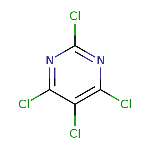 Clc1nc(Cl)c(c(n1)Cl)Cl