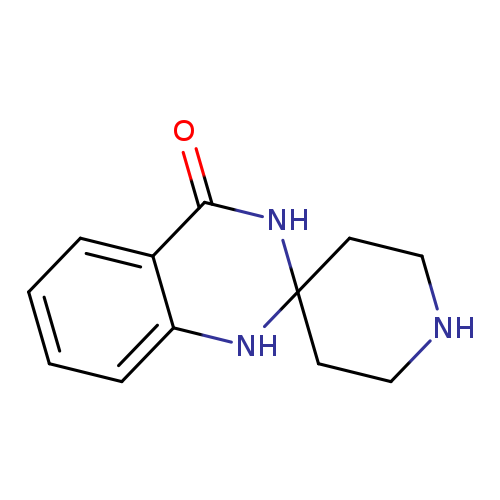 O=C1NC2(CCNCC2)Nc2c1cccc2