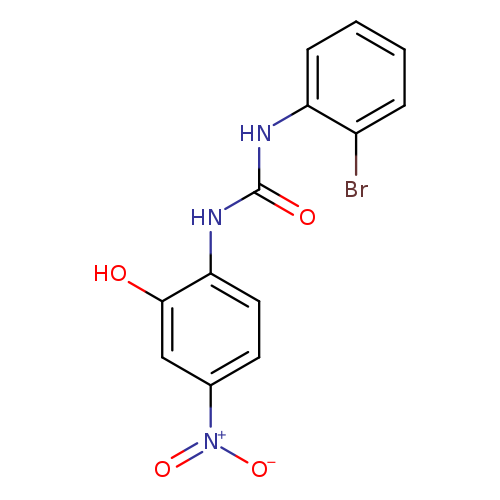 O=C(Nc1ccccc1Br)Nc1ccc(cc1O)[N+](=O)[O-]