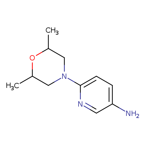 CC1OC(C)CN(C1)c1ccc(cn1)N