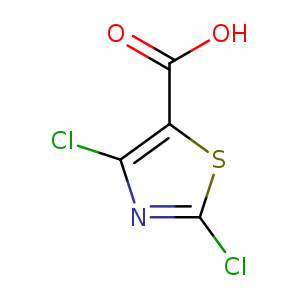 Clc1nc(c(s1)C(=O)O)Cl