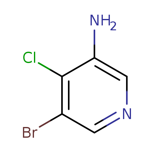 Clc1c(N)cncc1Br