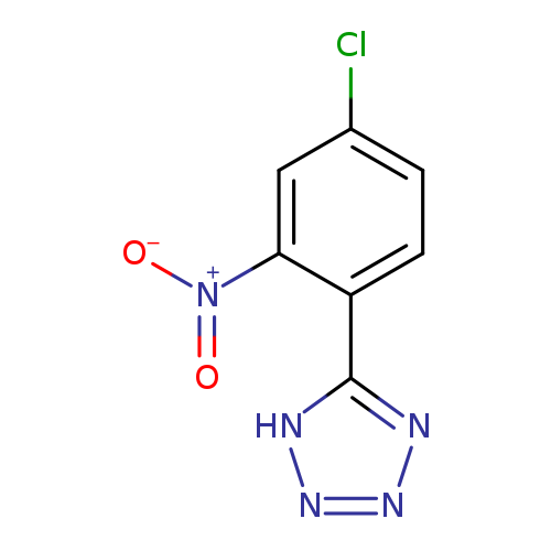 Clc1ccc(c(c1)[N+](=O)[O-])c1nnn[nH]1
