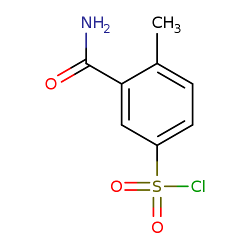NC(=O)c1cc(ccc1C)S(=O)(=O)Cl