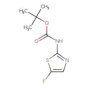 O=C(Nc1ncc(s1)F)OC(C)(C)C