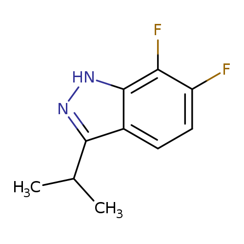 CC(c1n[nH]c2c1ccc(c2F)F)C