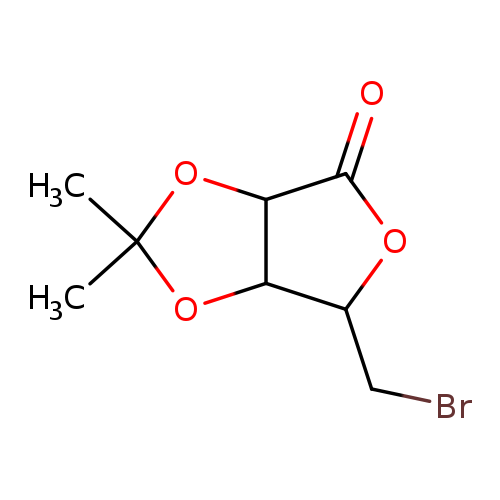 BrCC1OC(=O)C2C1OC(O2)(C)C