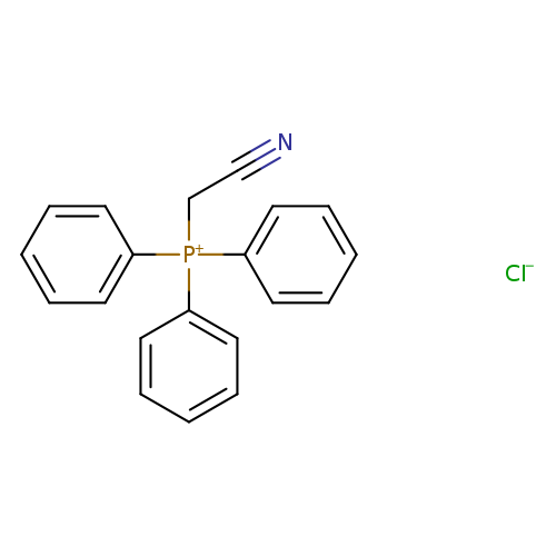 N#CC[P+](c1ccccc1)(c1ccccc1)c1ccccc1.[Cl-]