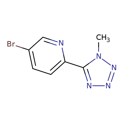 Brc1ccc(nc1)c1nnnn1C