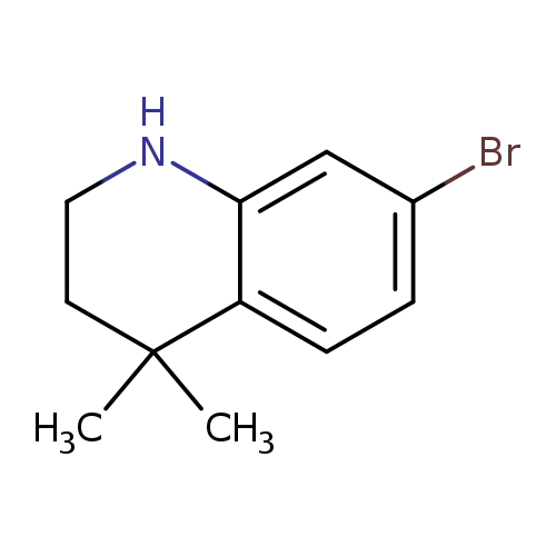 Brc1ccc2c(c1)NCCC2(C)C
