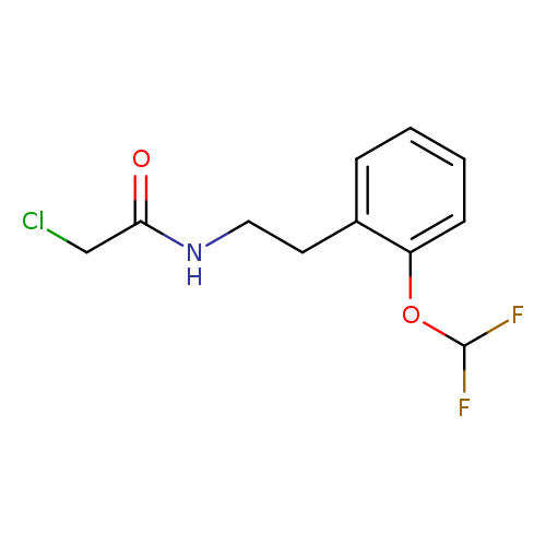 ClCC(=O)NCCc1ccccc1OC(F)F