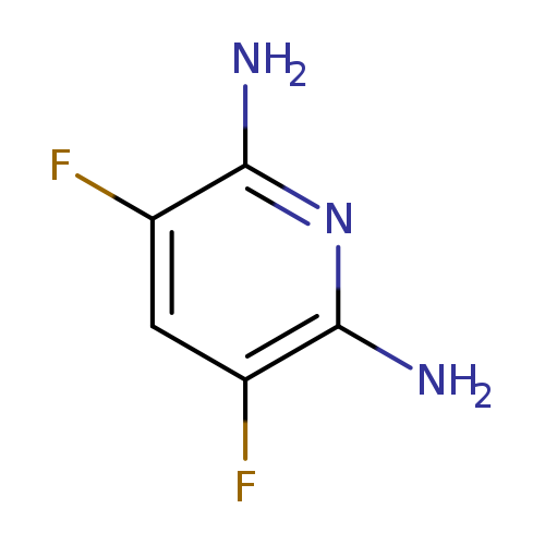 Fc1cc(F)c(nc1N)N