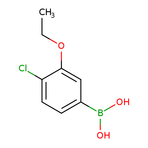 CCOc1cc(ccc1Cl)B(O)O