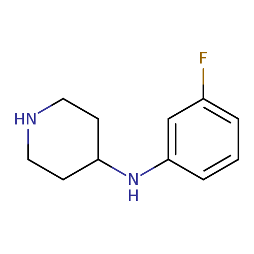 Fc1cccc(c1)NC1CCNCC1
