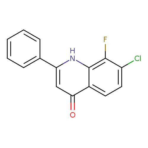 Clc1ccc2c(c1F)[nH]c(cc2=O)c1ccccc1