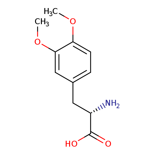 COc1cc(ccc1OC)C[C@@H](C(=O)O)N